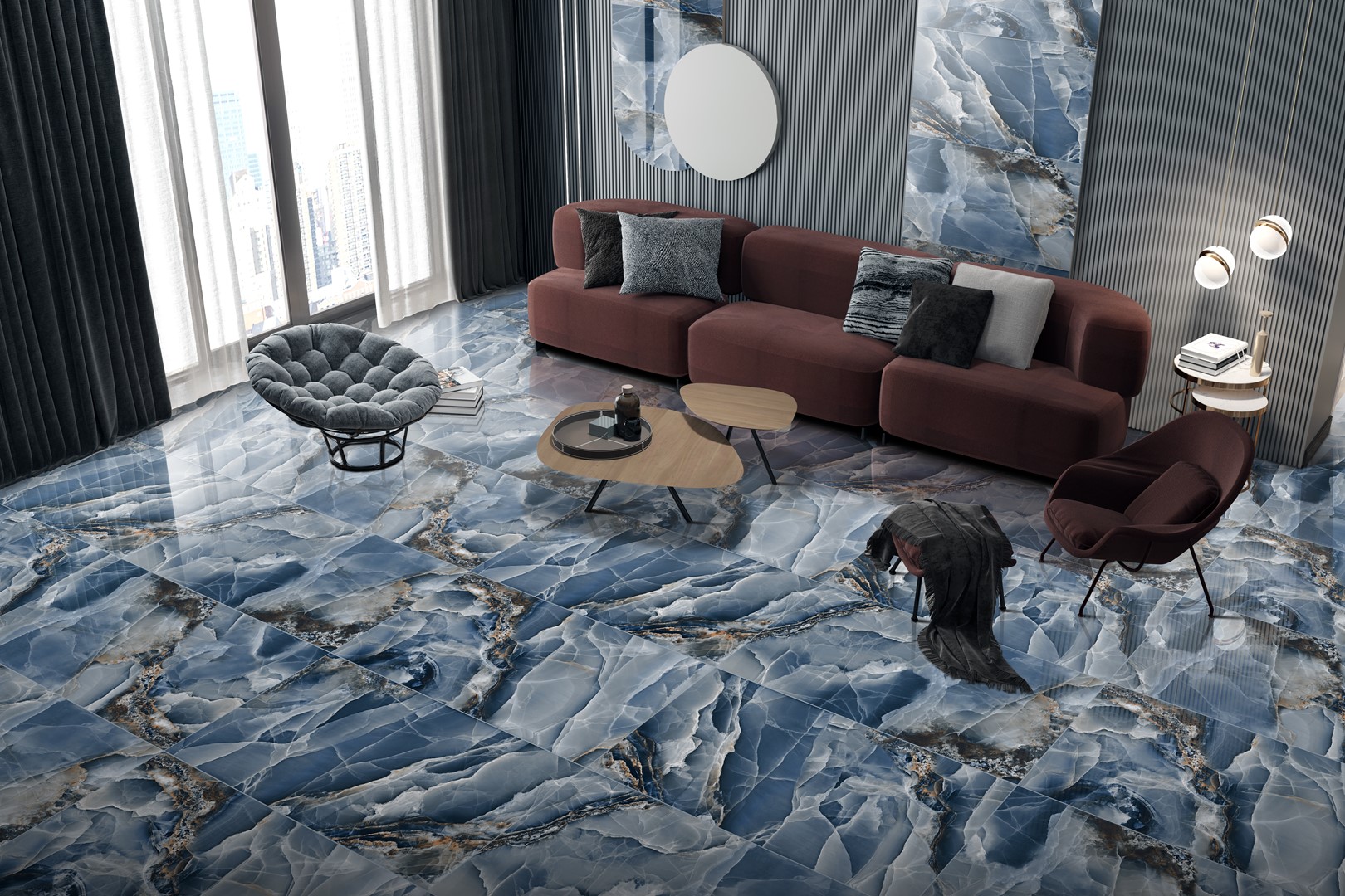 ONYX BLUE 60X120 (1,44) HIGH GLOSSY preview