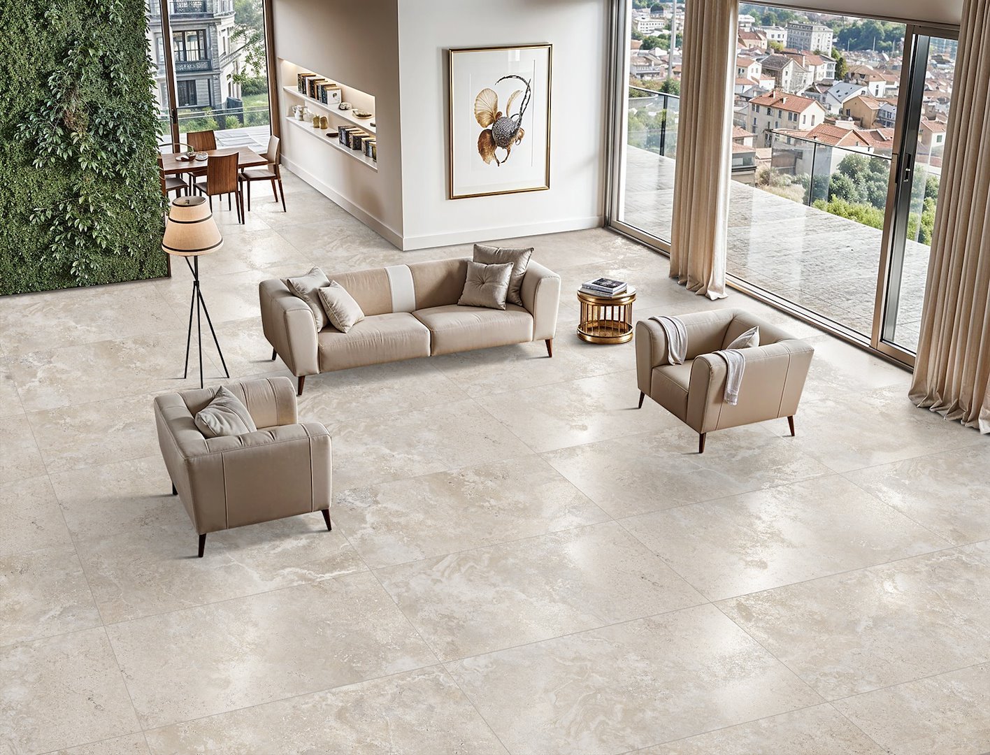 FLORENCE NATURAL 60X120X7 (2,16) CARVING